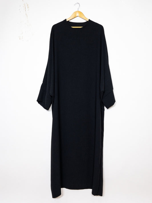 Abaya ref: 2331jazz en tissus jazz (Stock limité) no restock - Abaya longue en jazz ample élégante et confortable