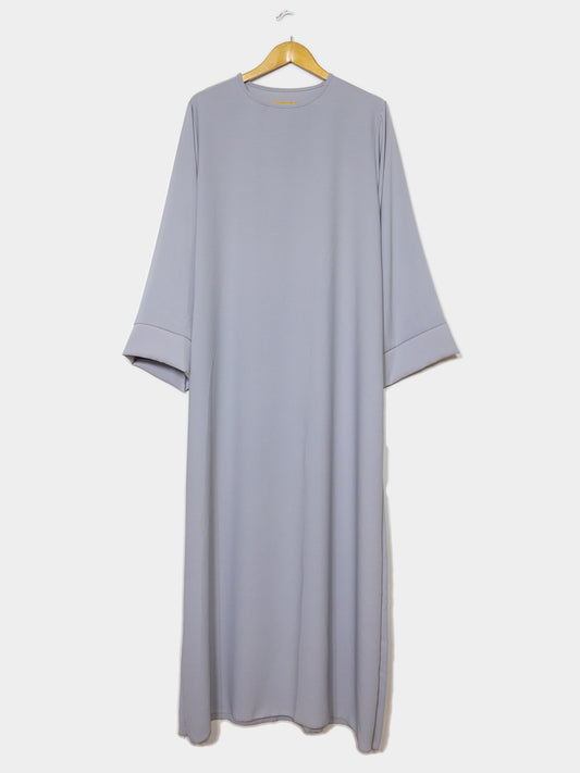 Robe abaya réf RoL2333pk longue pour femme 185cm - coupe ample, manches papillon et élégante