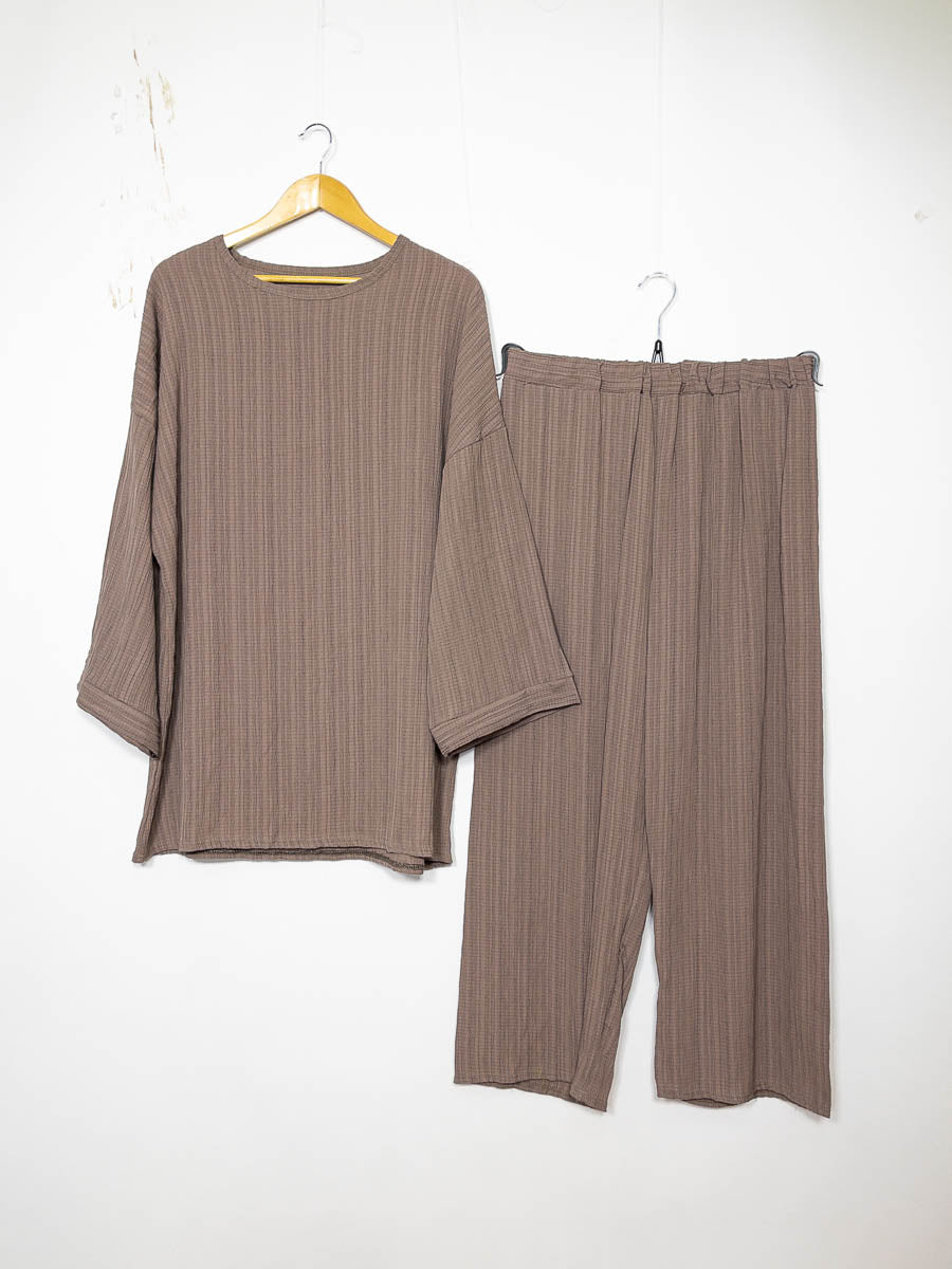 Abaya Set Ref: EN2335 FF-59PAN - Abaya Tunic and Flared Trousers Set, Flowing and Comfortable