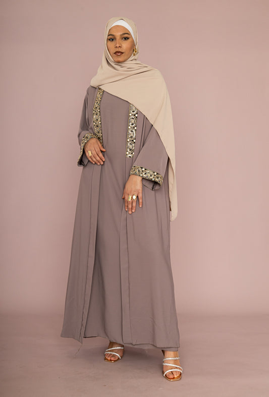 Kimono en soie de Médine pour femme ref:En2357-2pk