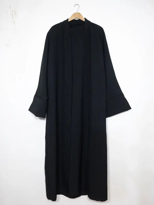 Abaya style kimono avec débardeur deux pièces Ro2380LIN - modèle style LIN confortable et chic
