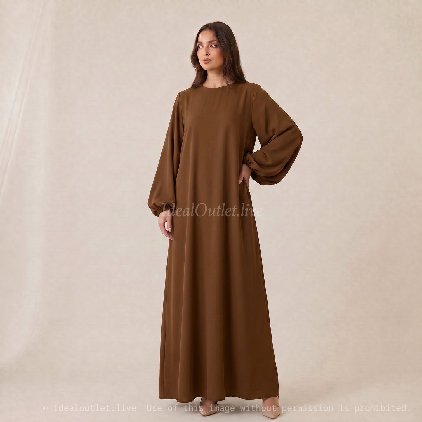 Long Abaya Dress for Women REF: RoL2370pk 185cm