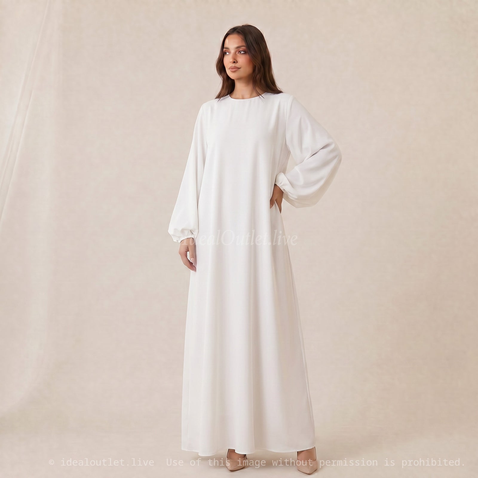 Long Abaya Dress for Women REF: RoL2370pk 185cm
