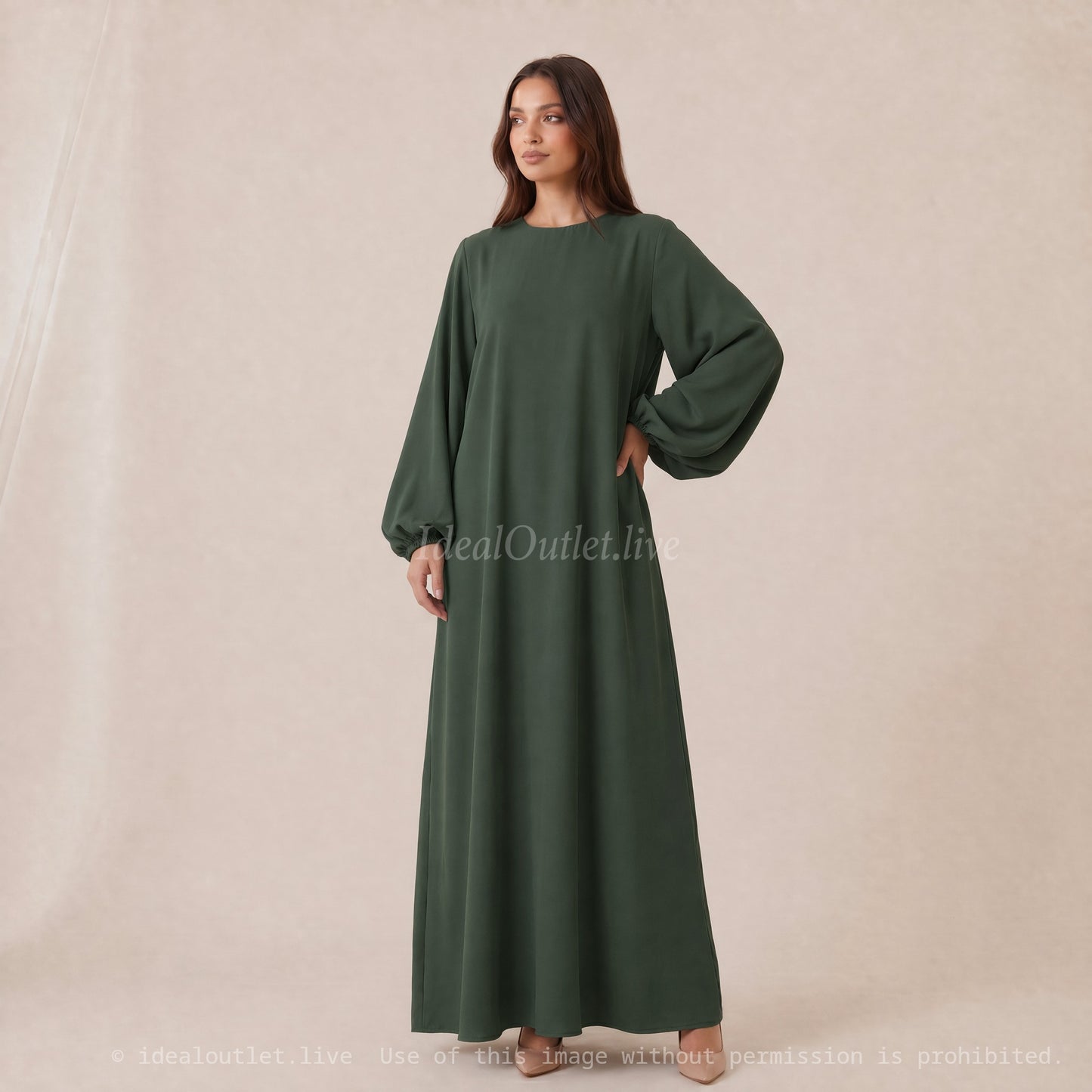 Long Abaya Dress for Women REF: RoL2370pk 185cm