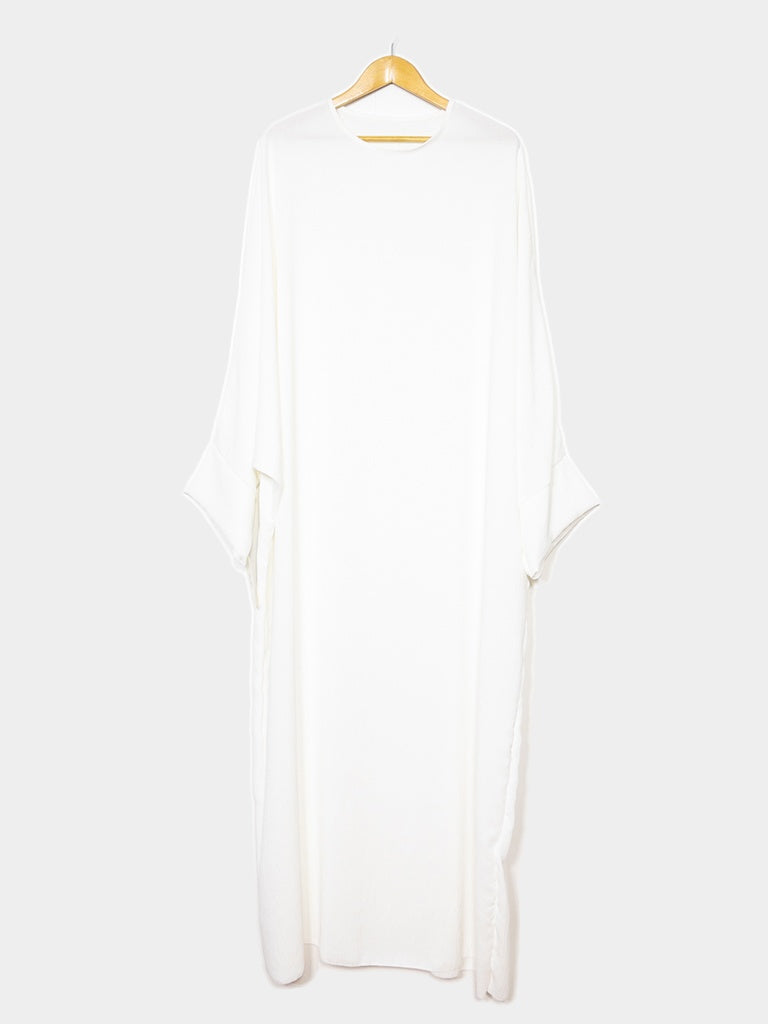 Abaya ref: 2331jazz en tissus jazz (Stock limité) no restock - Abaya longue en jazz ample élégante et confortable