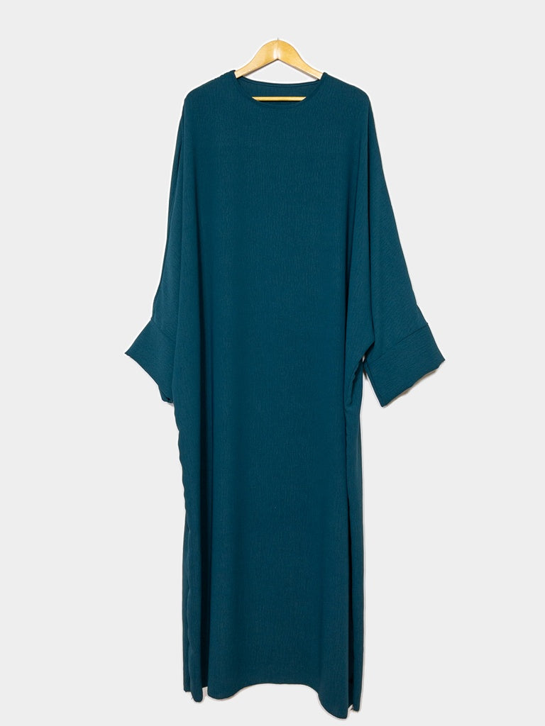 Abaya ref: 2331jazz en tissus jazz (Stock limité) no restock - Abaya longue en jazz ample élégante et confortable