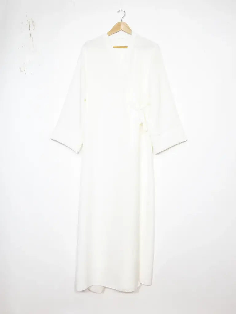 Abaya Longue 2383LIN - Large, Confortable et Élégante style Lin coupe fluide et large