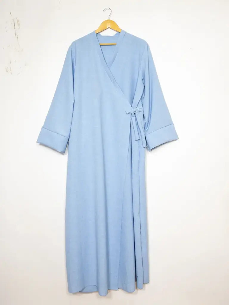 Abaya Longue 2383LIN - Large, Confortable et Élégante style Lin coupe fluide et large