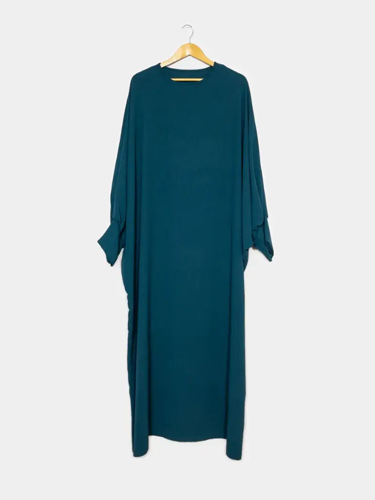 Abaya Larga para Mujer REF: RO2315JAZZ Abaya Larga en Jazz con Mangas Mariposa para Mujer