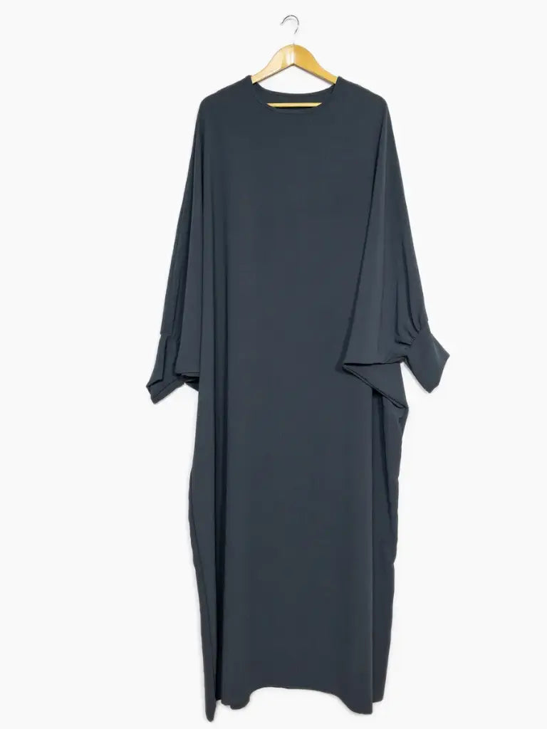 Abaya Larga para Mujer REF: RO2315JAZZ Abaya Larga en Jazz con Mangas Mariposa para Mujer