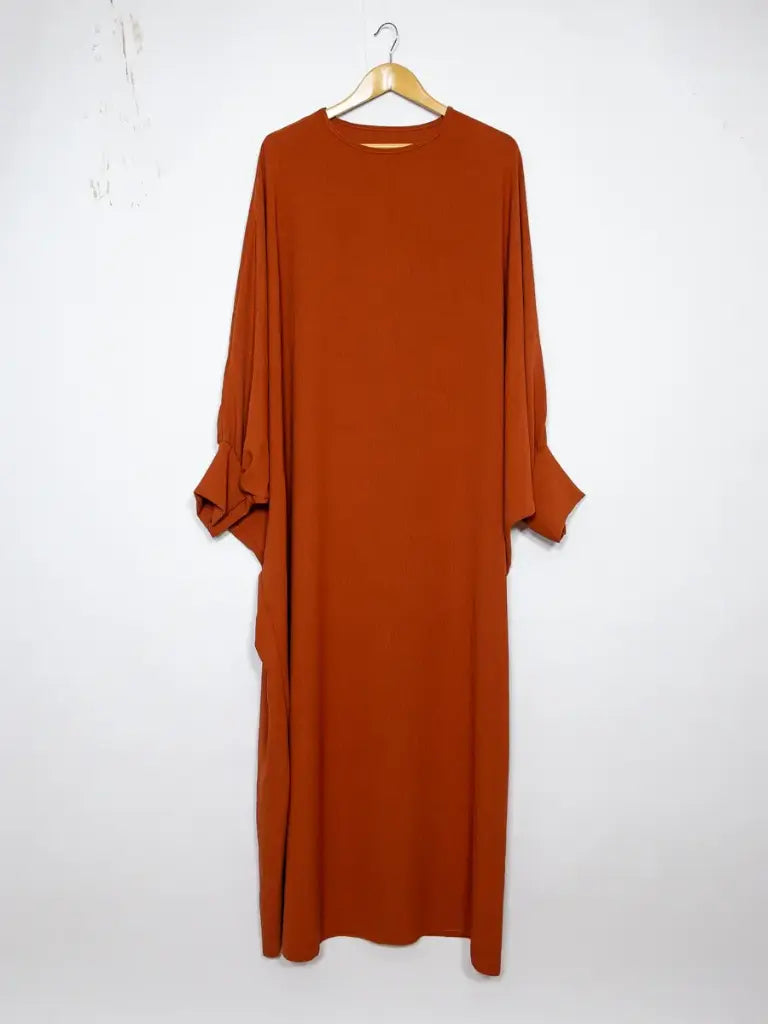 Abaya Larga para Mujer REF: RO2315JAZZ Abaya Larga en Jazz con Mangas Mariposa para Mujer