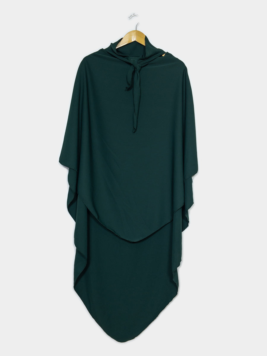 Khimar long ref: Ca2307pk - Khimar Long en Soie de Médine fluide et doux