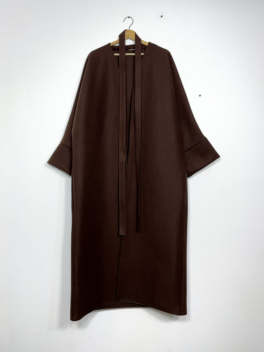 Long Coat Ref: 2515CB - Flared Peacoat Style, Loose and Elegant Cut