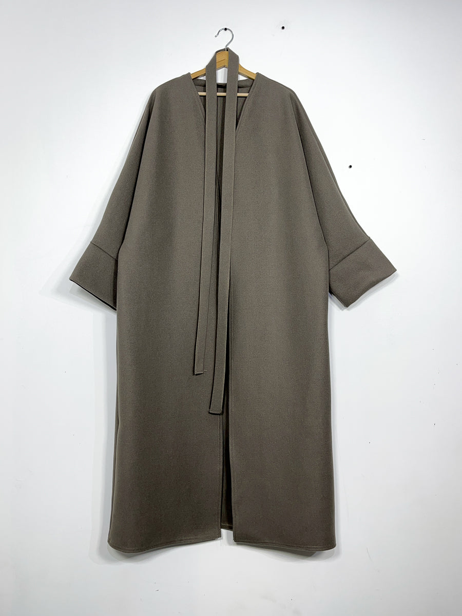 Long Coat Ref: 2515CB - Flared Peacoat Style, Loose and Elegant Cut