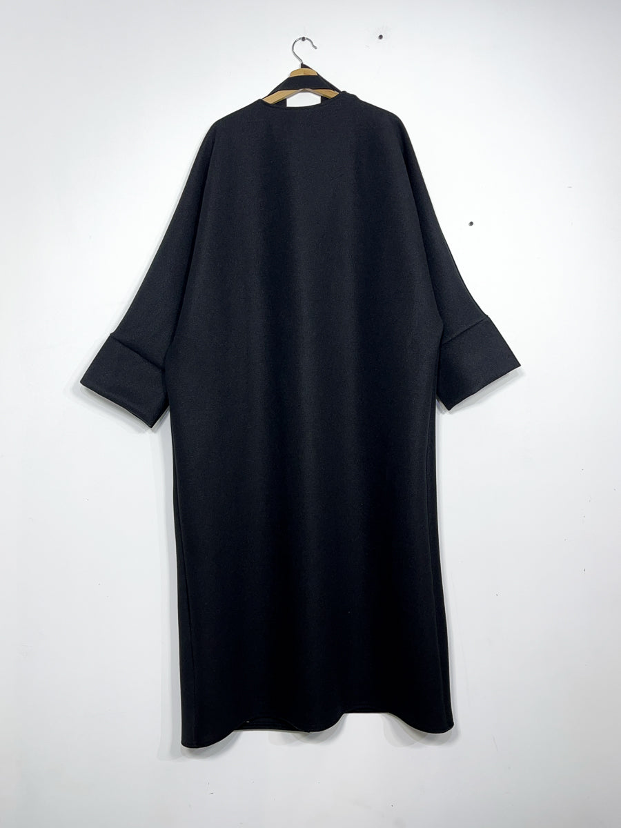 Long Coat Ref: 2515CB - Flared Peacoat Style, Loose and Elegant Cut