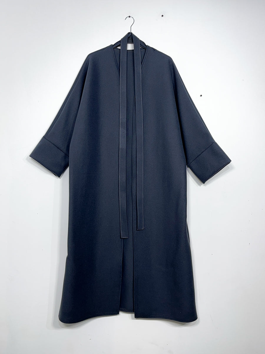 Long Coat Ref: 2515CB - Flared Peacoat Style, Loose and Elegant Cut