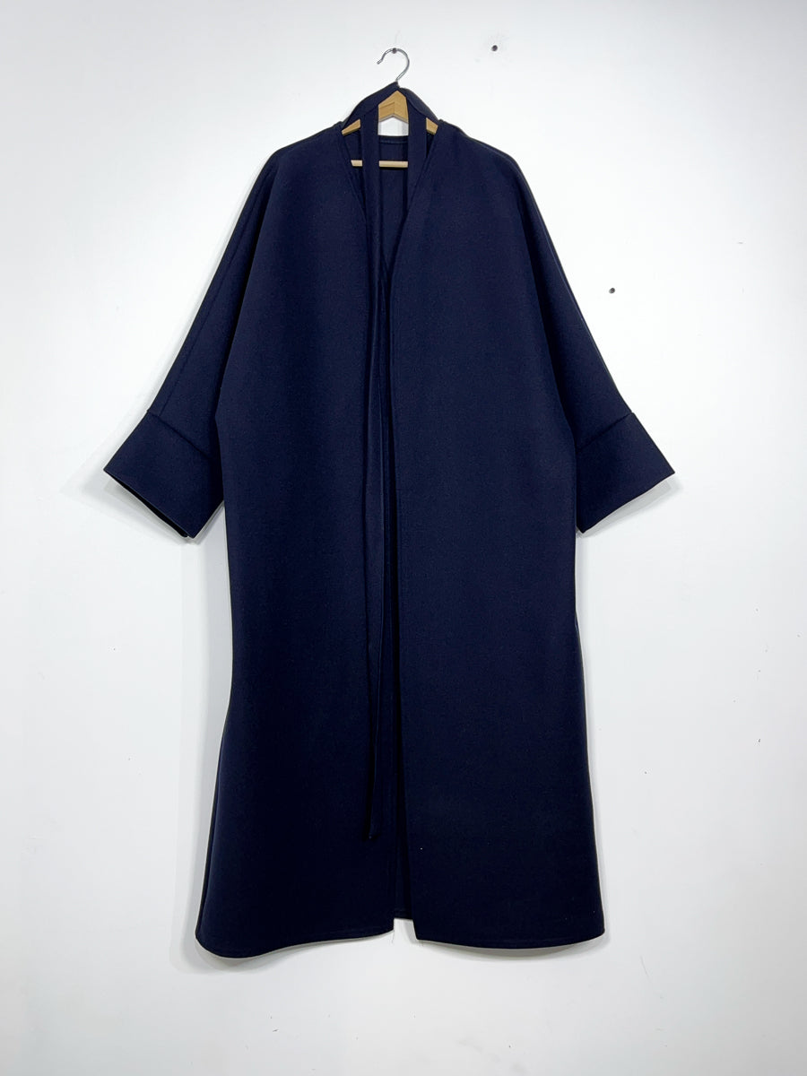 Long Coat Ref: 2515CB - Flared Peacoat Style, Loose and Elegant Cut