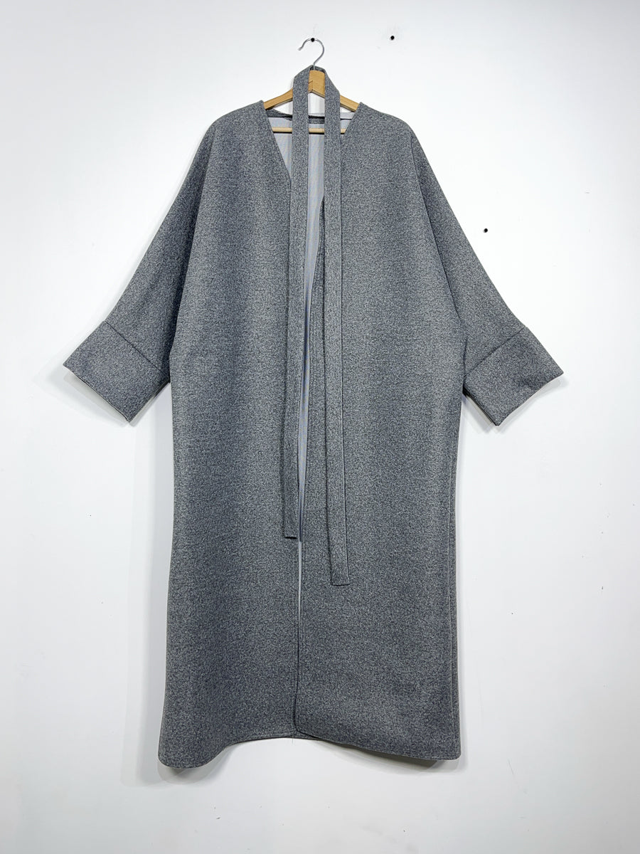 Long Coat Ref: 2515CB - Flared Peacoat Style, Loose and Elegant Cut