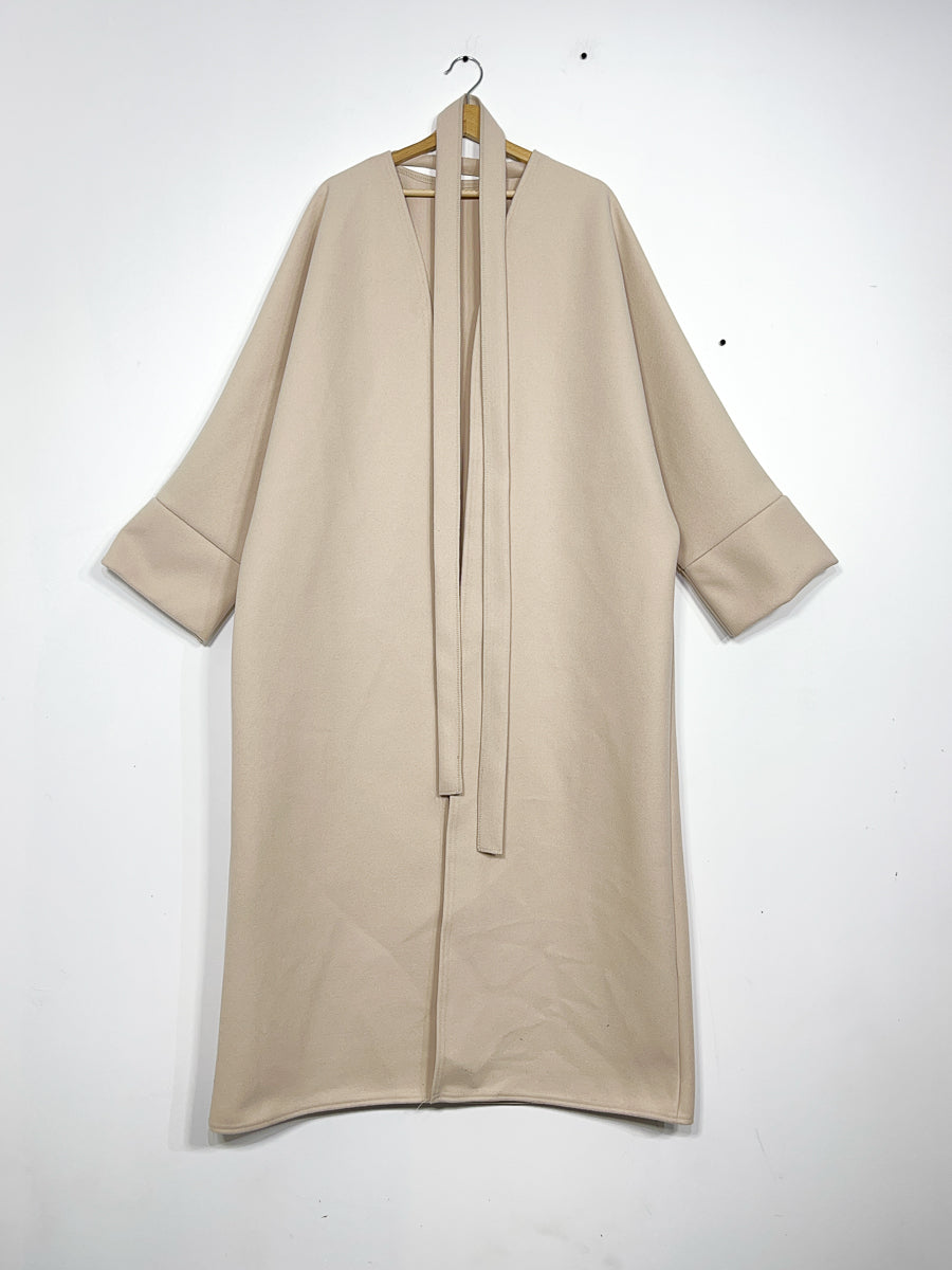 Long Coat Ref: 2515CB - Flared Peacoat Style, Loose and Elegant Cut