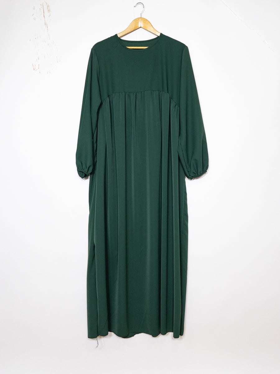 Long Abaya for Women in Medina Silk, Flowing and Soft Fabric, Loose and Elegant Cut, 2326PK