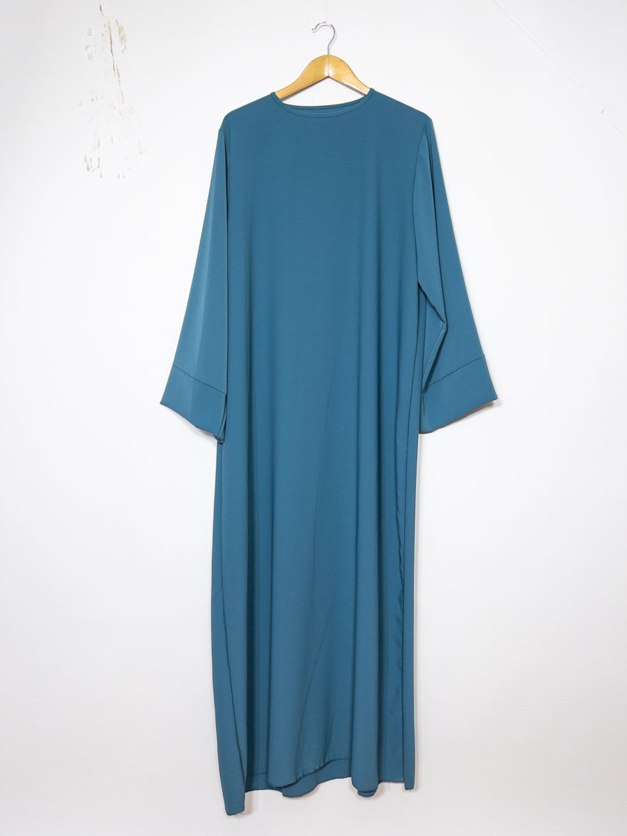 Abaya longue en soie de Médine REF: Ro2333pk