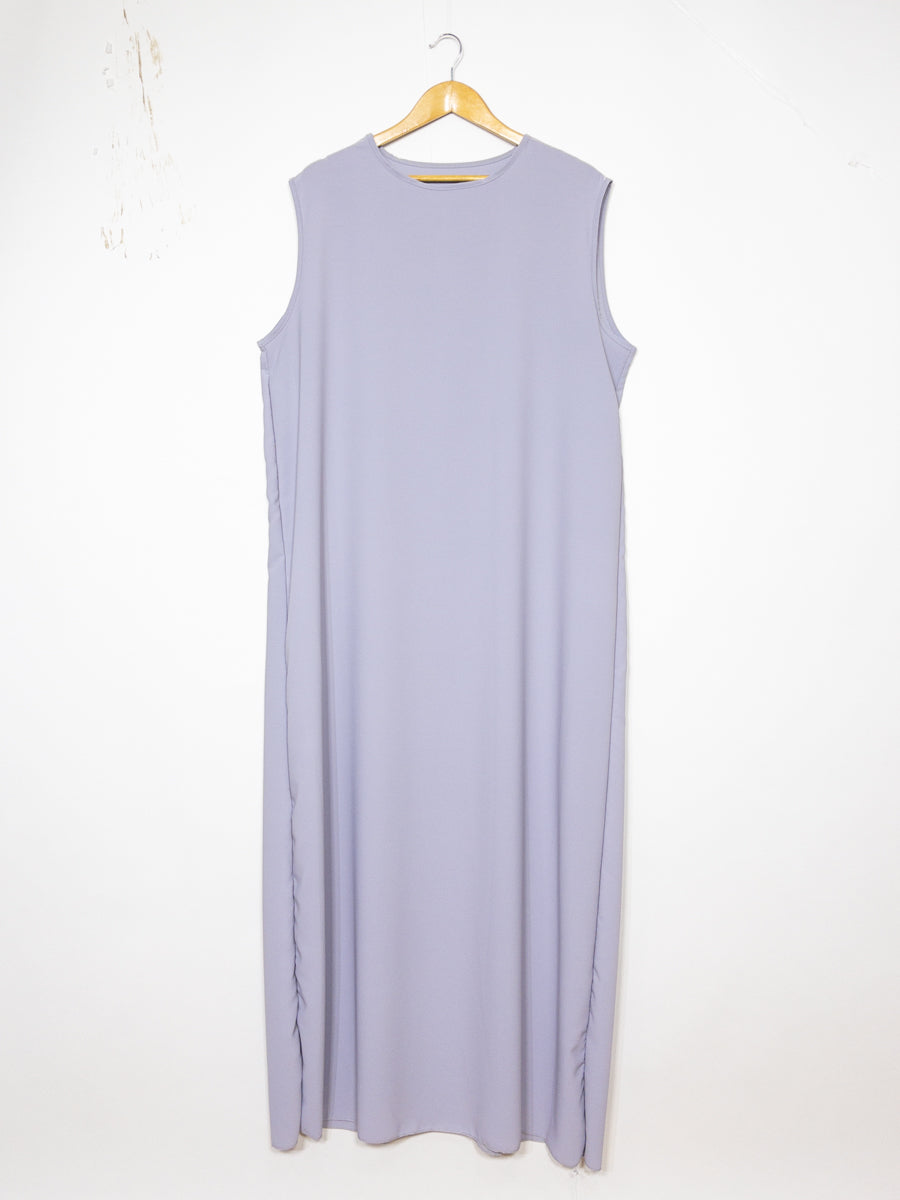 Long, Wide Abaya Ref: Ro2353pk - Sleeveless Long Abaya in Medina Silk, Short Sleeve, Flowing and Lightweight