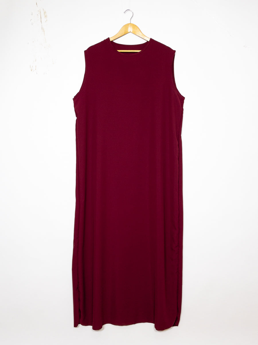 Long, Wide Abaya Ref: Ro2353pk - Sleeveless Long Abaya in Medina Silk, Short Sleeve, Flowing and Lightweight