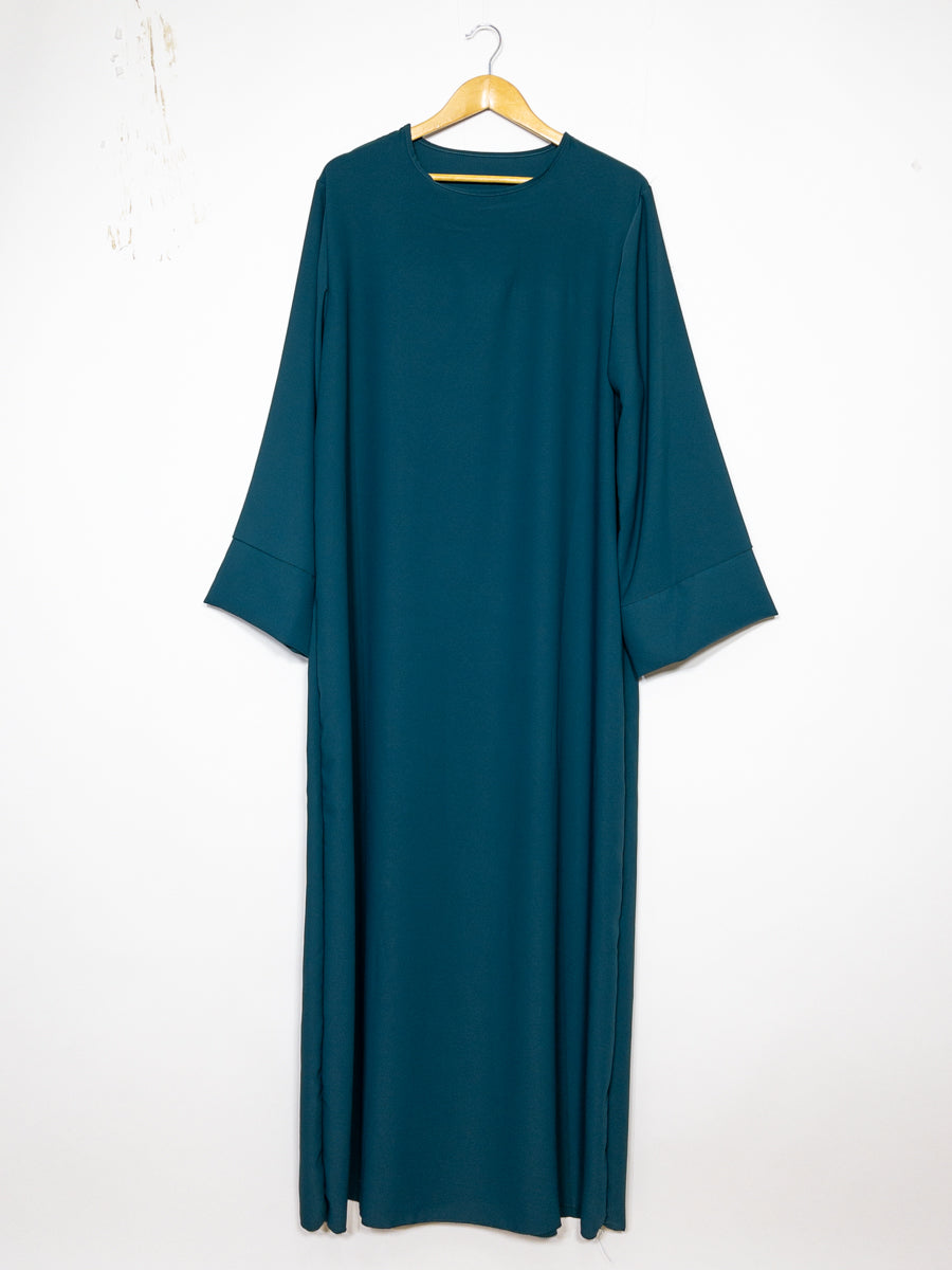 Abaya longue en soie de Médine REF: Ro2333pk