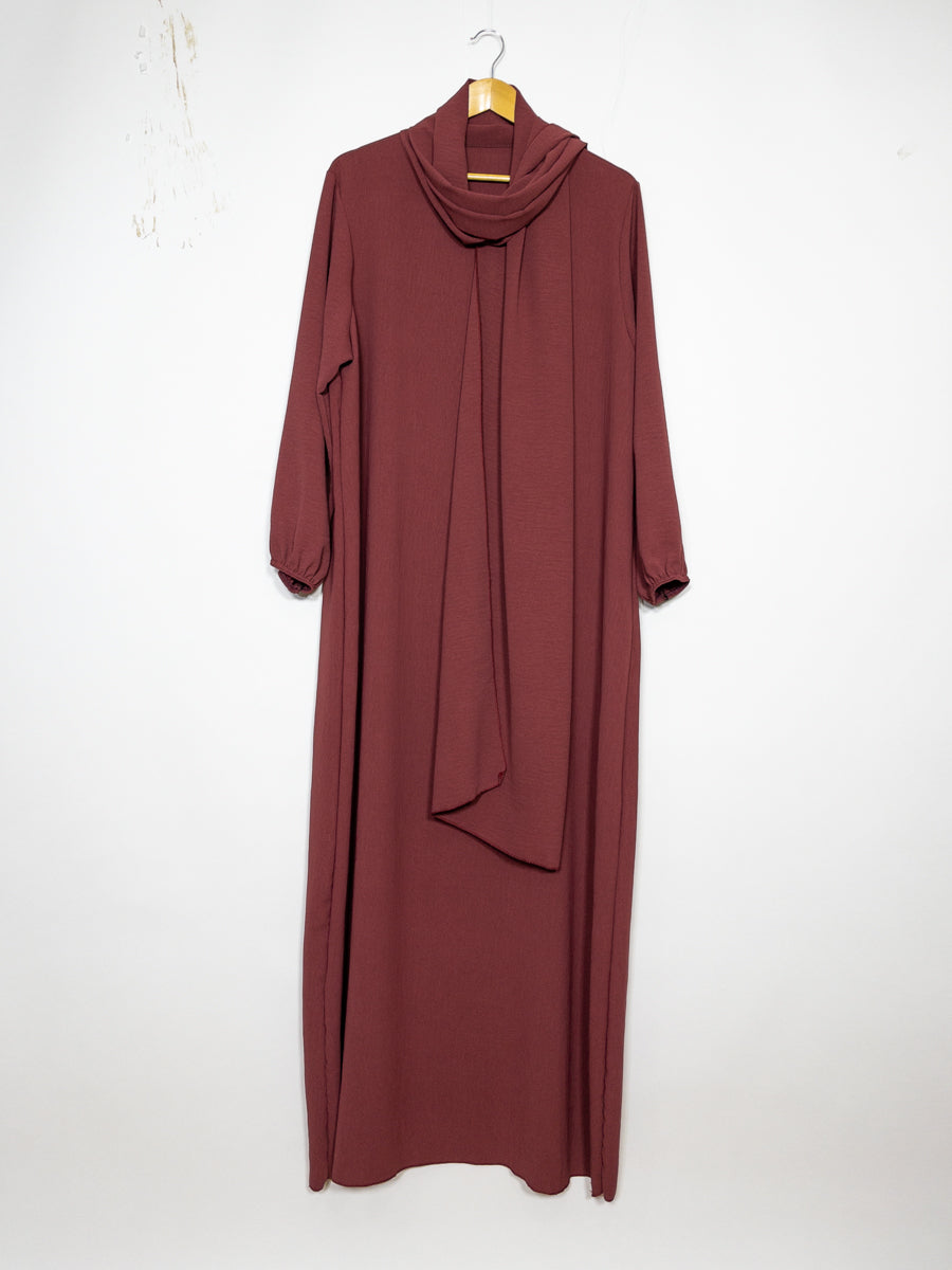 Abaya en jazz pour femme ref:ro2338 jazz pratique, confortable fluide et facile d’entretien