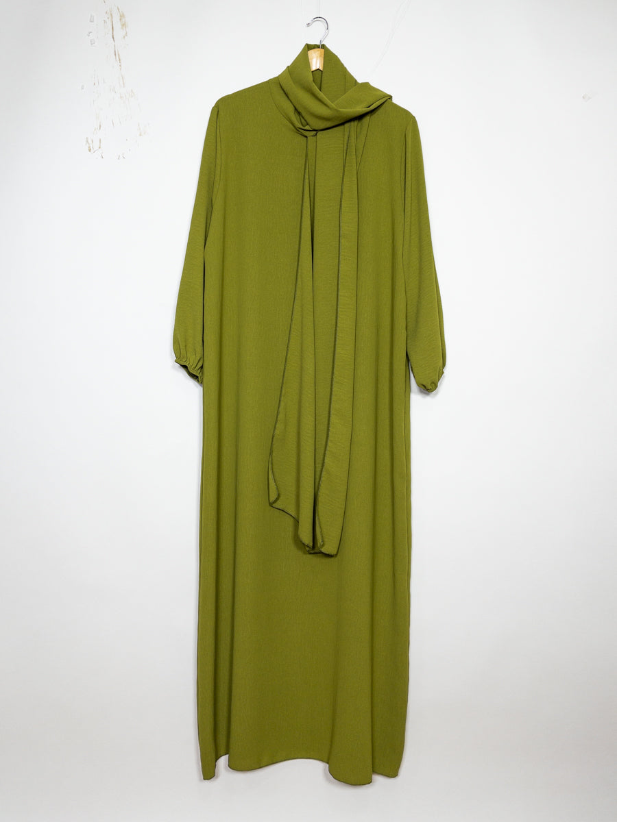 Abaya en jazz pour femme ref:ro2338 jazz pratique, confortable fluide et facile d’entretien