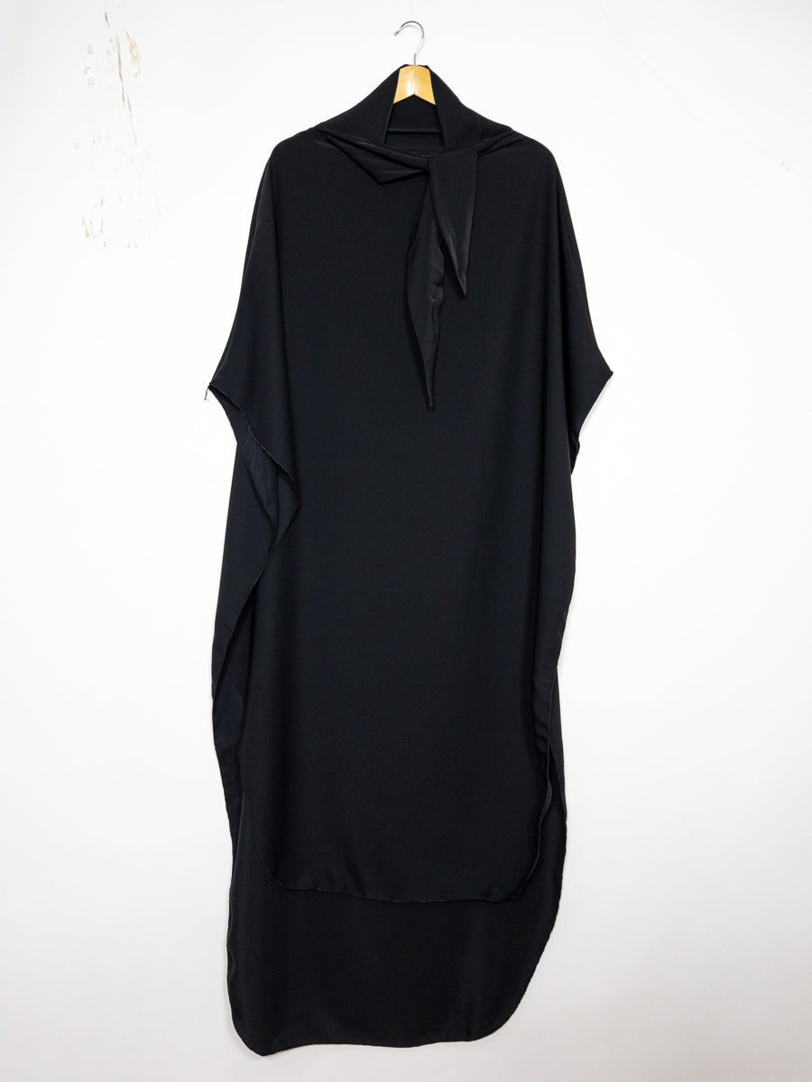 Khrimar soie de médine REF: 2371pk (stock limité) no restock - khimar longue en soie de Médine élégante et confortable