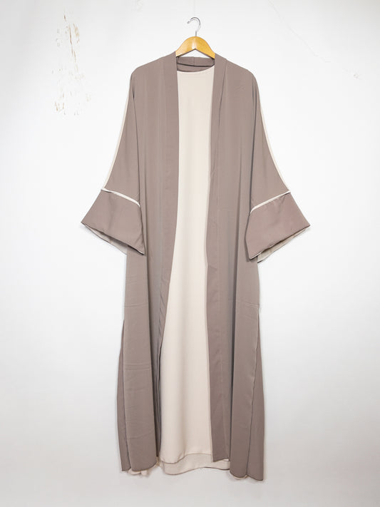 Two-Piece Kimono and Tank Top Set in Medina Silk En2373pk