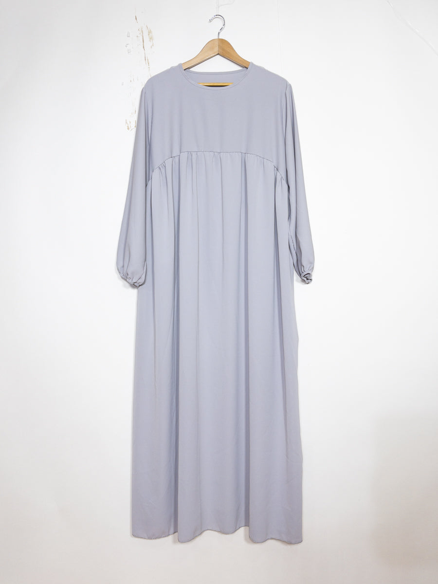 Long Abaya for Women in Medina Silk, Flowing and Soft Fabric, Loose and Elegant Cut, 2326PK