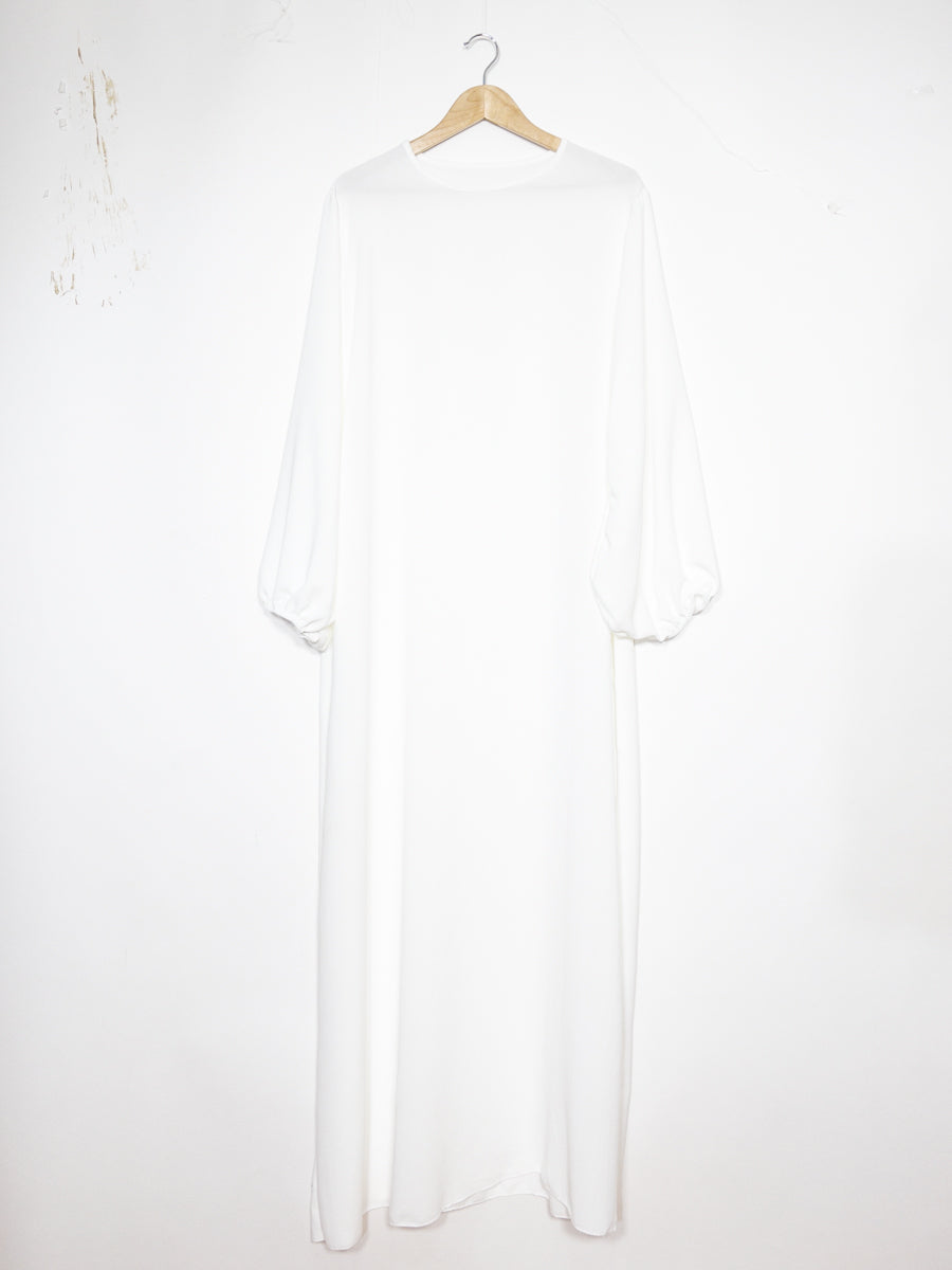Robe abaya réf RoL2370jazz - Abaya longue en tissu jazz taille longue pour femme 185cm design fluide avec manches ballon
