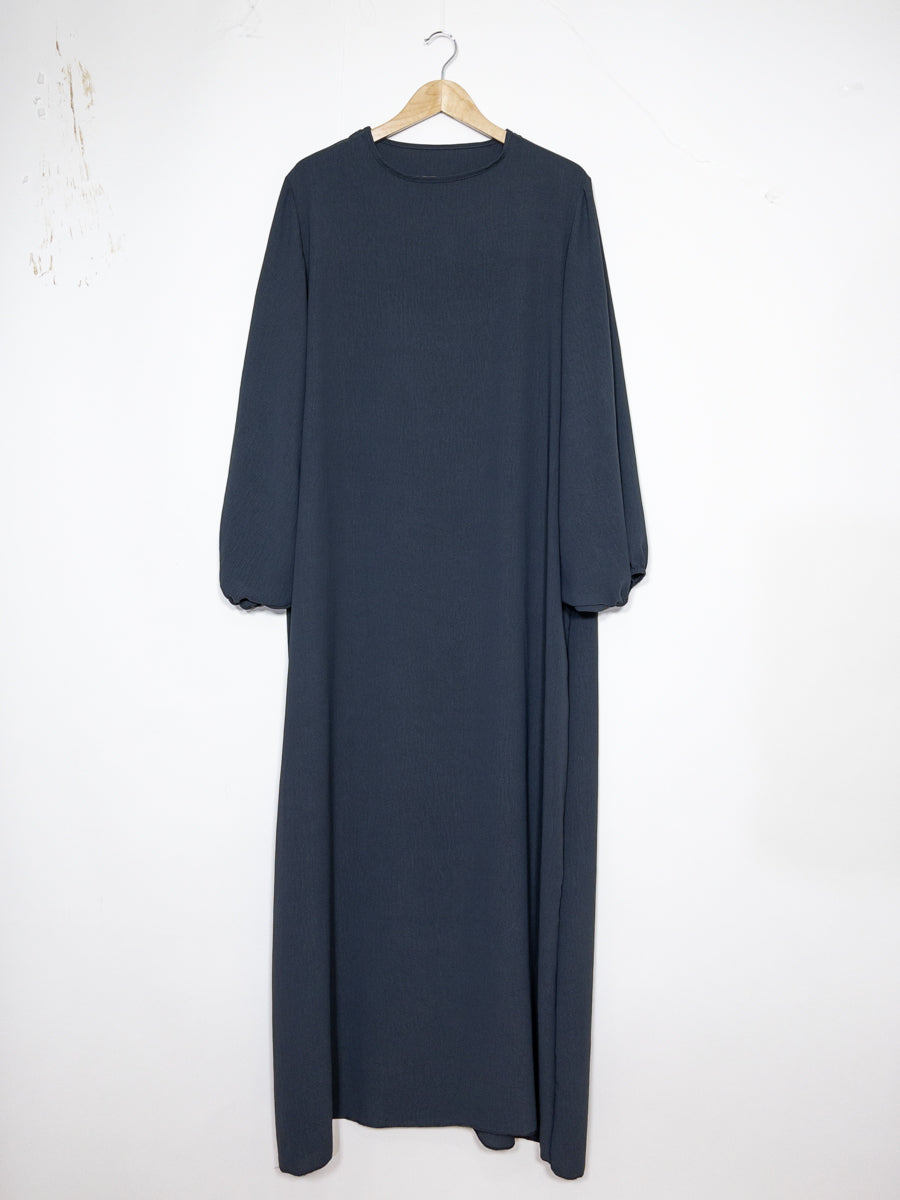 Robe Abaya en Jazz, Modèle RO2370JAZZ, manches ballon élégante, fluide et Confortable
