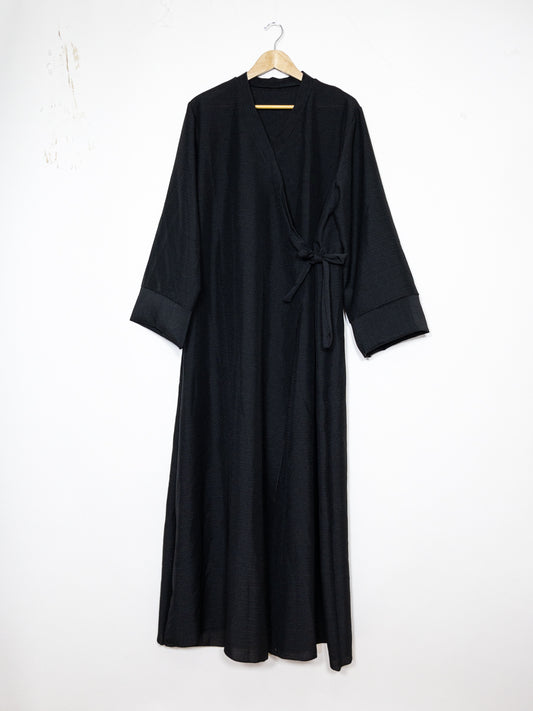 Robe abaya port feuille ref:L2383LIN pour femme 185cm