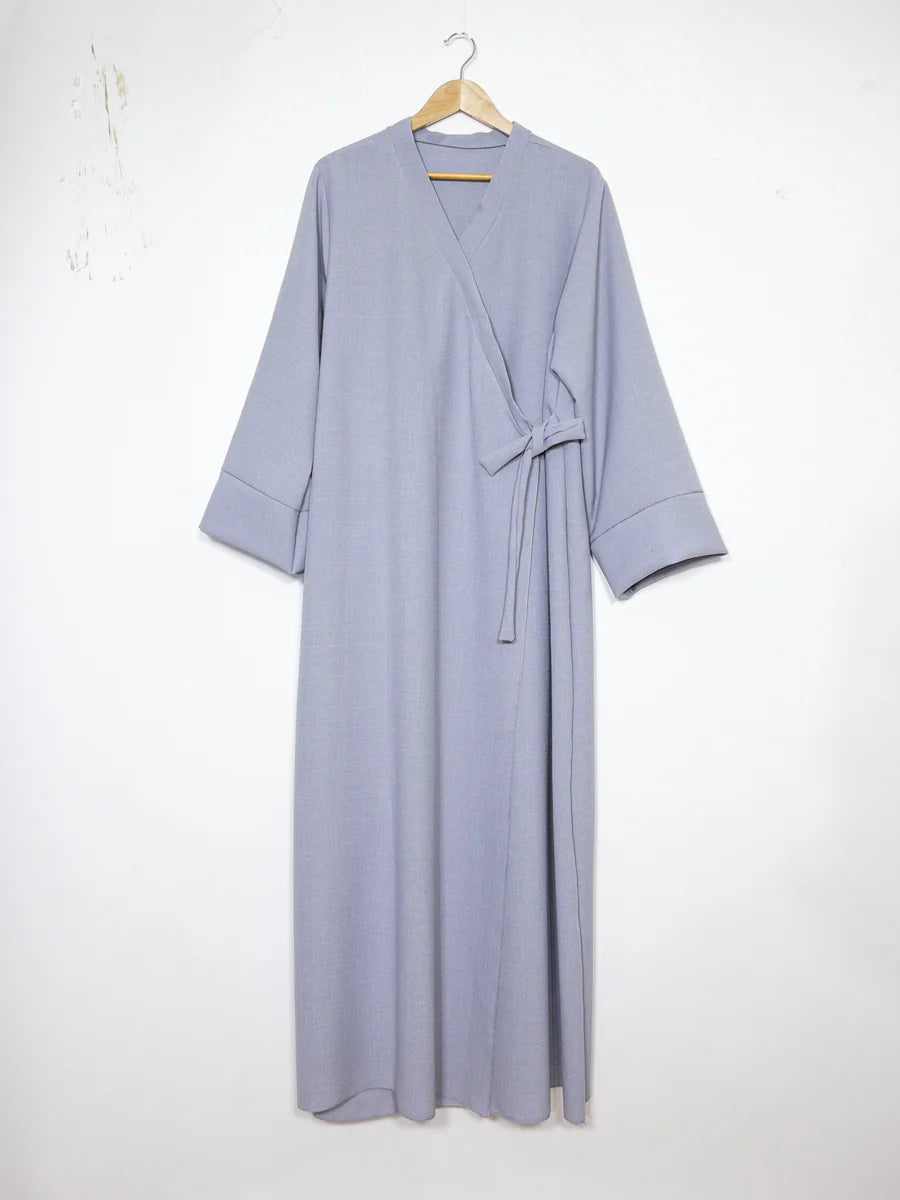 Robe abaya port feuille ref:L2383LIN pour femme 185cm