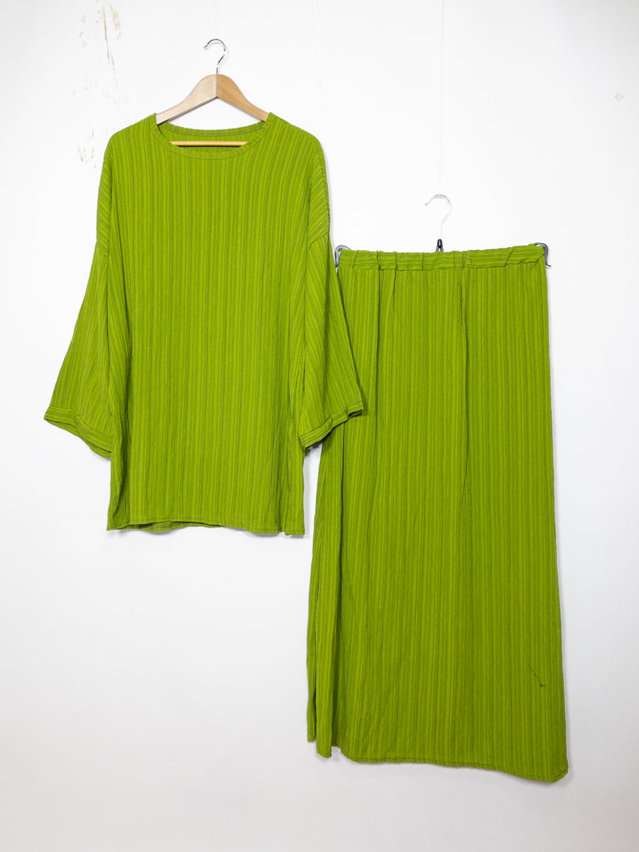 Abaya Set Ref: EN2335 FF-85JU - Abaya Tunic and Flared Skirt Set, Elegant