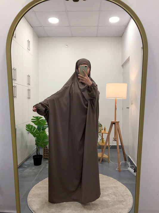 Long Jilbeb for Women Ref: 2350-3PK in Medina Silk - Flowing, Opaque Fabric for Comfortable All-Day Wear