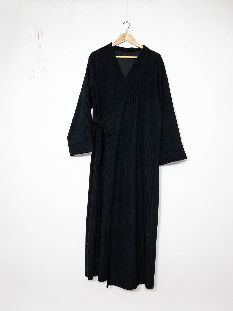 Vestido Abaya Ref: 2500 Vestido Abaya em Veludo Canelado estilo kimono