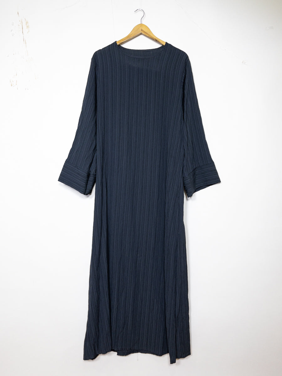 Long Abaya for Women REF: Ro2387FF - Wide-Sleeve Abaya Dress in Highly Durable Textured Fabric