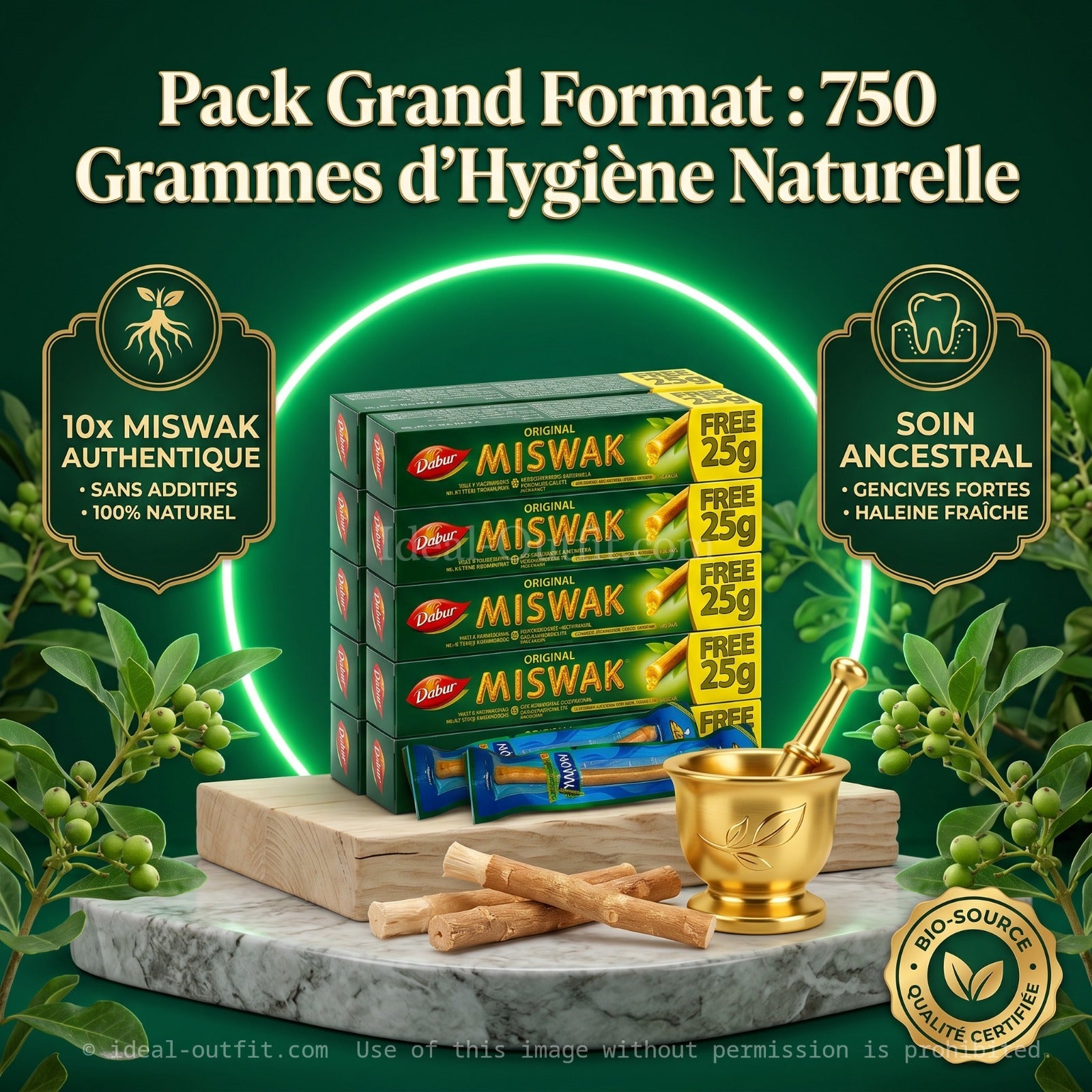 Dentifrice soins naturels - Miswak Original