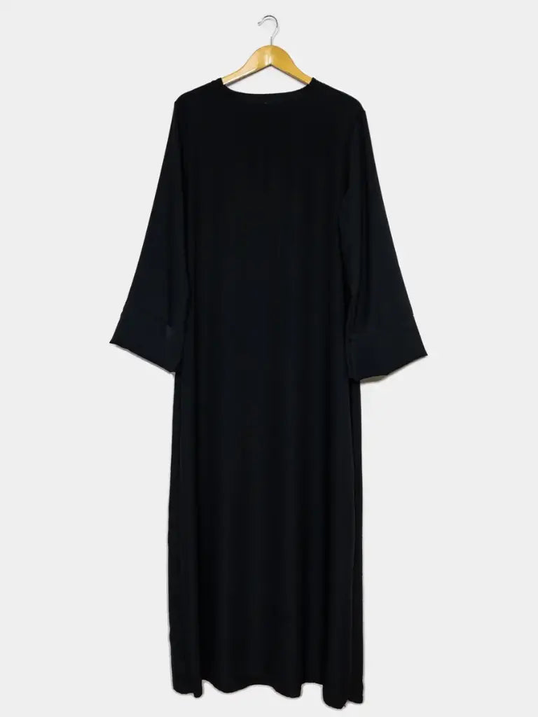 Abaya longue en soie de Médine REF: Ro2333pk