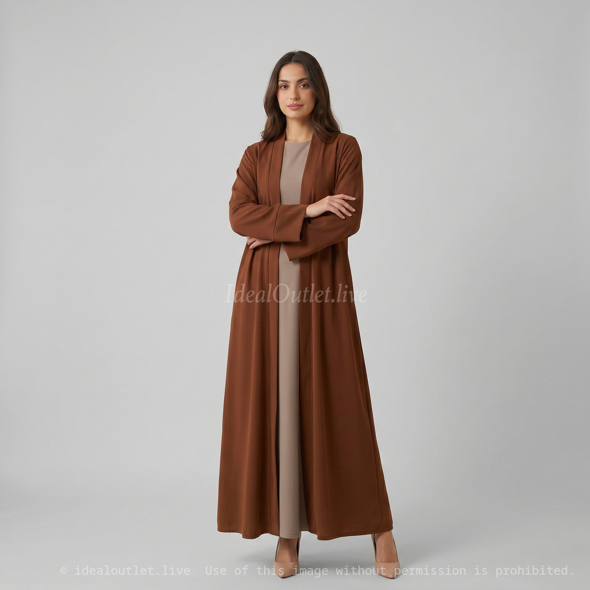 Kimono fluide en soie de Médine, GI2361PK