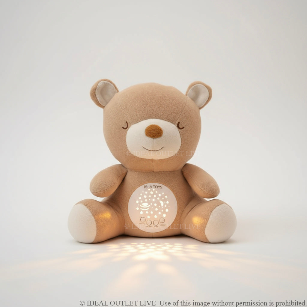 Peaceful Sleep Guaranteed Islamic Plush Comforter Night Light with Quranic Verses, Educational Toy, Isla TOYS, 24 cm