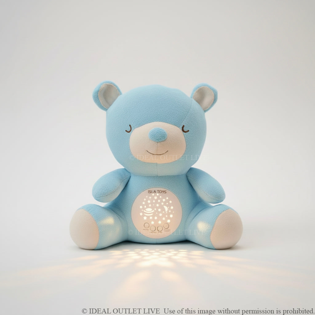 Peaceful Sleep Guaranteed Islamic Plush Comforter Night Light with Quranic Verses, Educational Toy, Isla TOYS, 24 cm